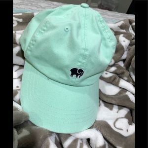 Mint ivory Ella cap